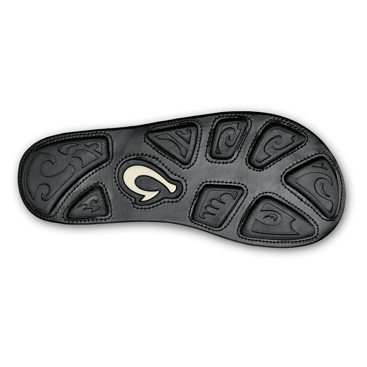 OluKai New | OluKai Mea Ola - Black | Men's Leather Beach Sandals