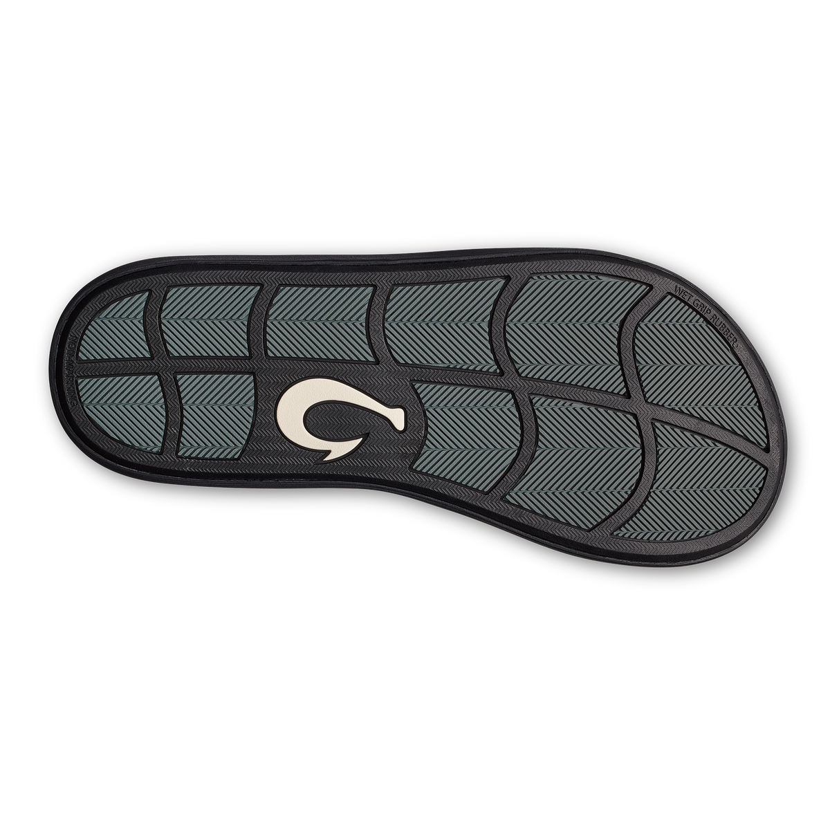 OluKai Premium | Pili Men’s Waterproof Leather Sandals - Lava Rock