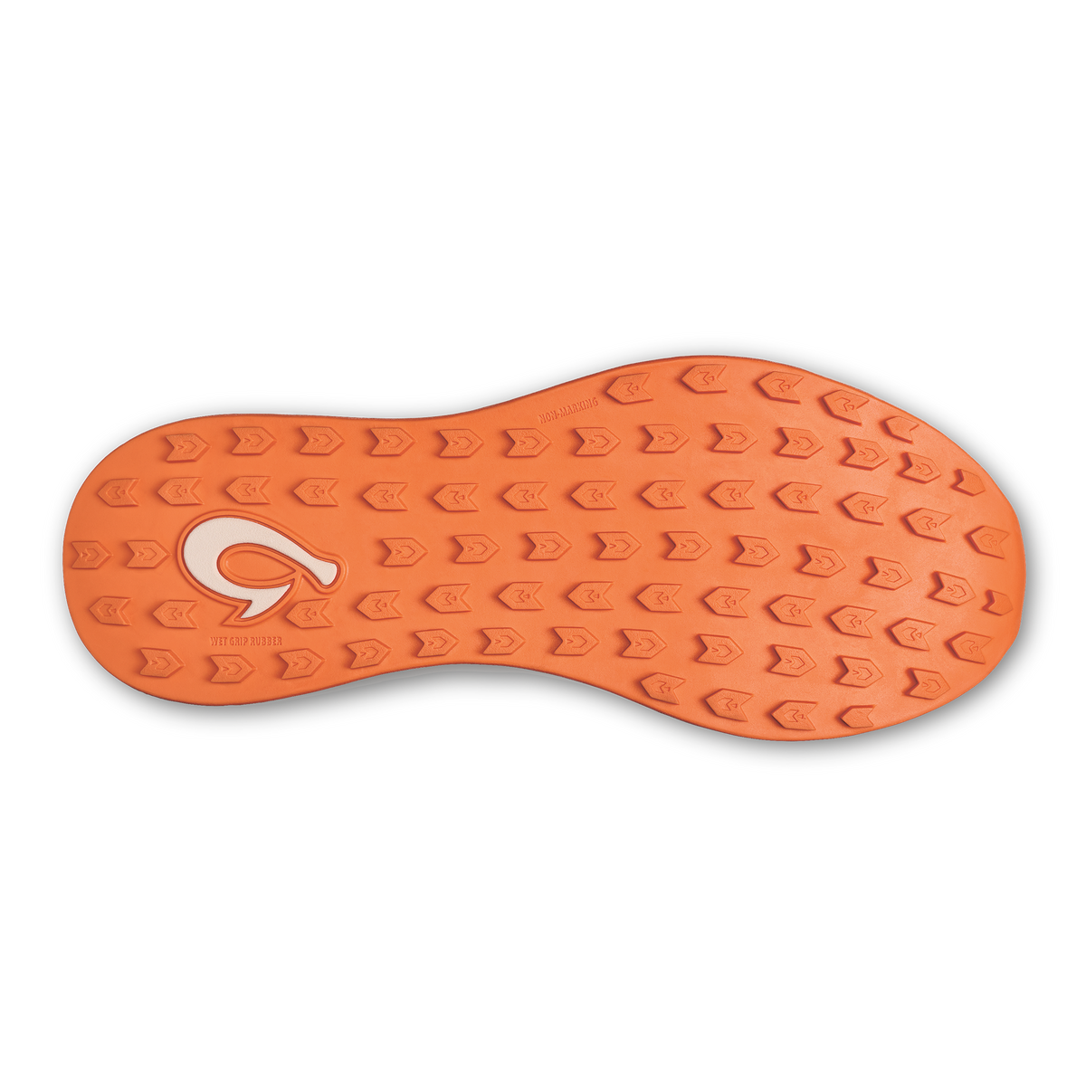OluKai Exclusive | Manele Men’s Breathable Golf Shoes - Pale Moss / Molten Orange