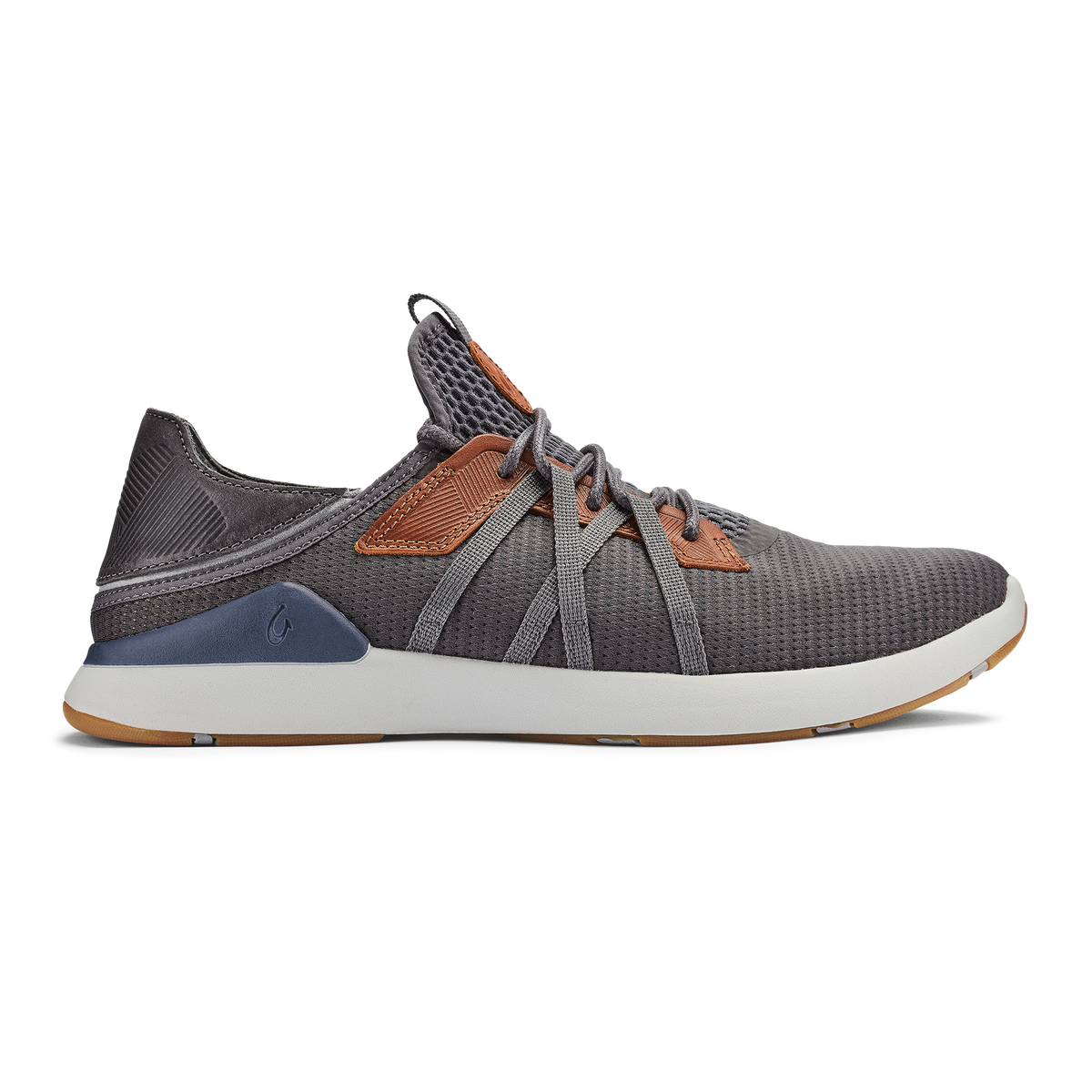 OluKai Classic | Mio Lī Men's Athletic Shoes - Pavement / Vintage Indigo