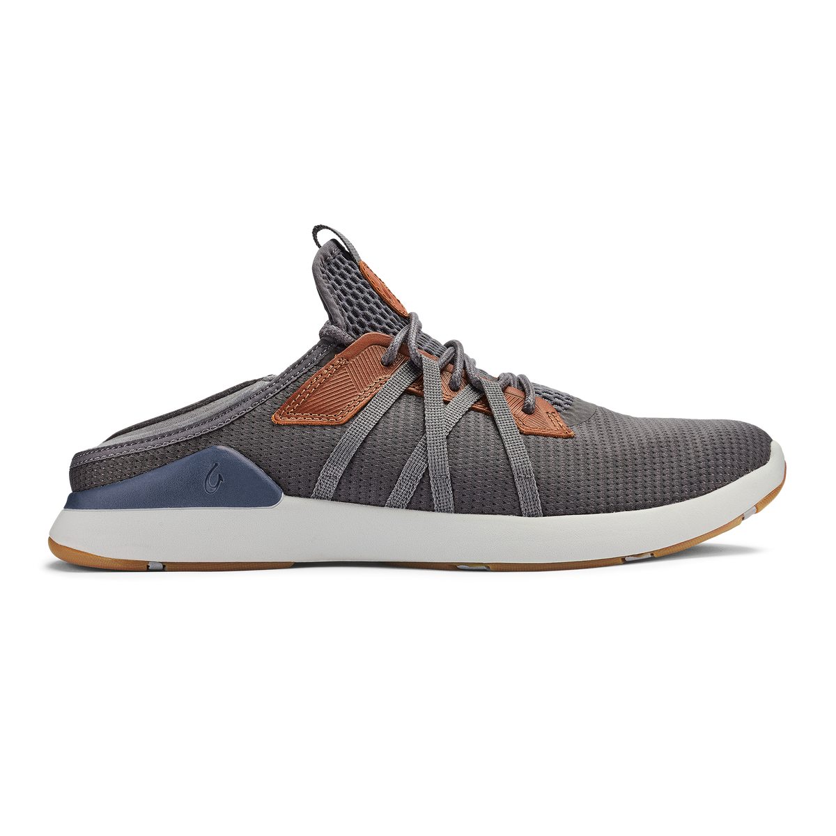 OluKai Classic | Mio Lī Men's Athletic Shoes - Pavement / Vintage Indigo