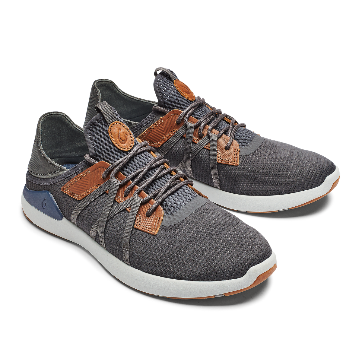 OluKai Classic | Mio Lī Men's Athletic Shoes - Pavement / Vintage Indigo
