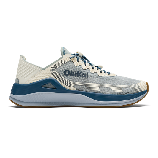 OluKai Great Value | ‘Ahi Men’s Water Boat Shoes - Blue Pearl / White Sand