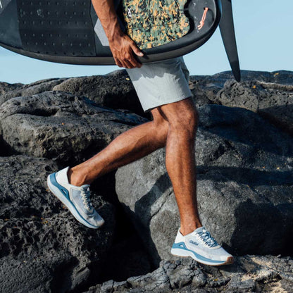 OluKai Great Value | ‘Ahi Men’s Water Boat Shoes - Blue Pearl / White Sand