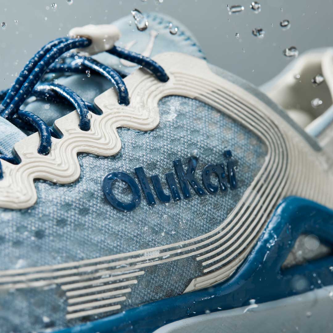 OluKai Great Value | ‘Ahi Men’s Water Boat Shoes - Blue Pearl / White Sand