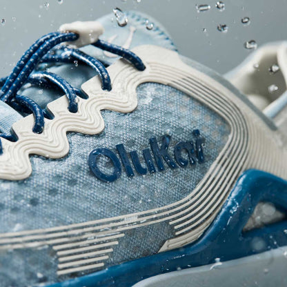OluKai Great Value | ‘Ahi Men’s Water Boat Shoes - Blue Pearl / White Sand
