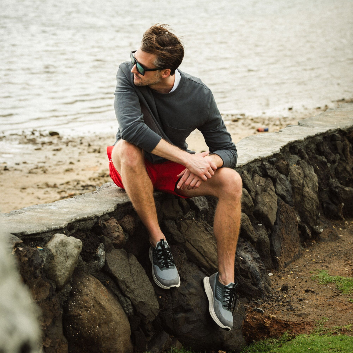 OluKai Premium | Makiki - Cloud Grey / Poi | Olukai