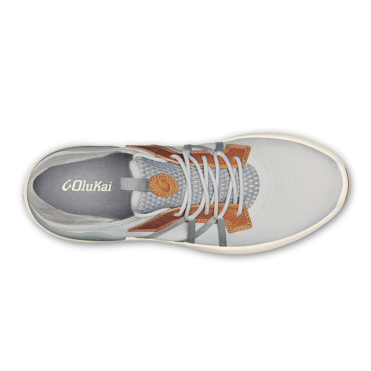 OluKai Trusted | Mio Lī Men's Athletic Shoes - Mist Grey / Poi