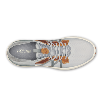 OluKai Trusted | Mio Lī Men's Athletic Shoes - Mist Grey / Poi