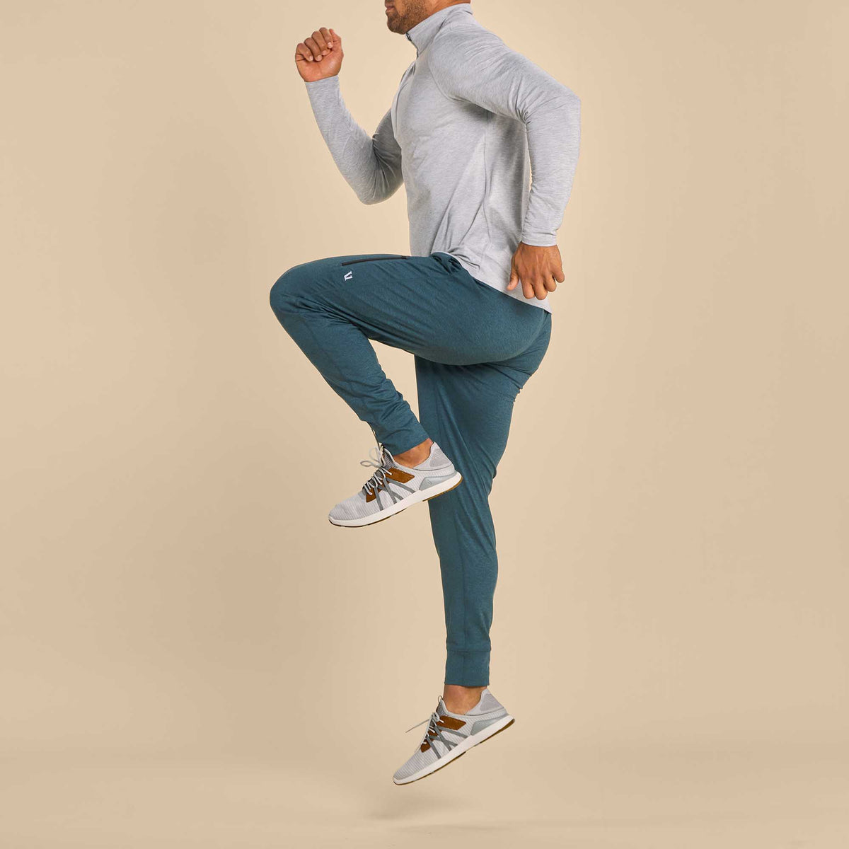 OluKai Trusted | Mio Lī Men's Athletic Shoes - Mist Grey / Poi