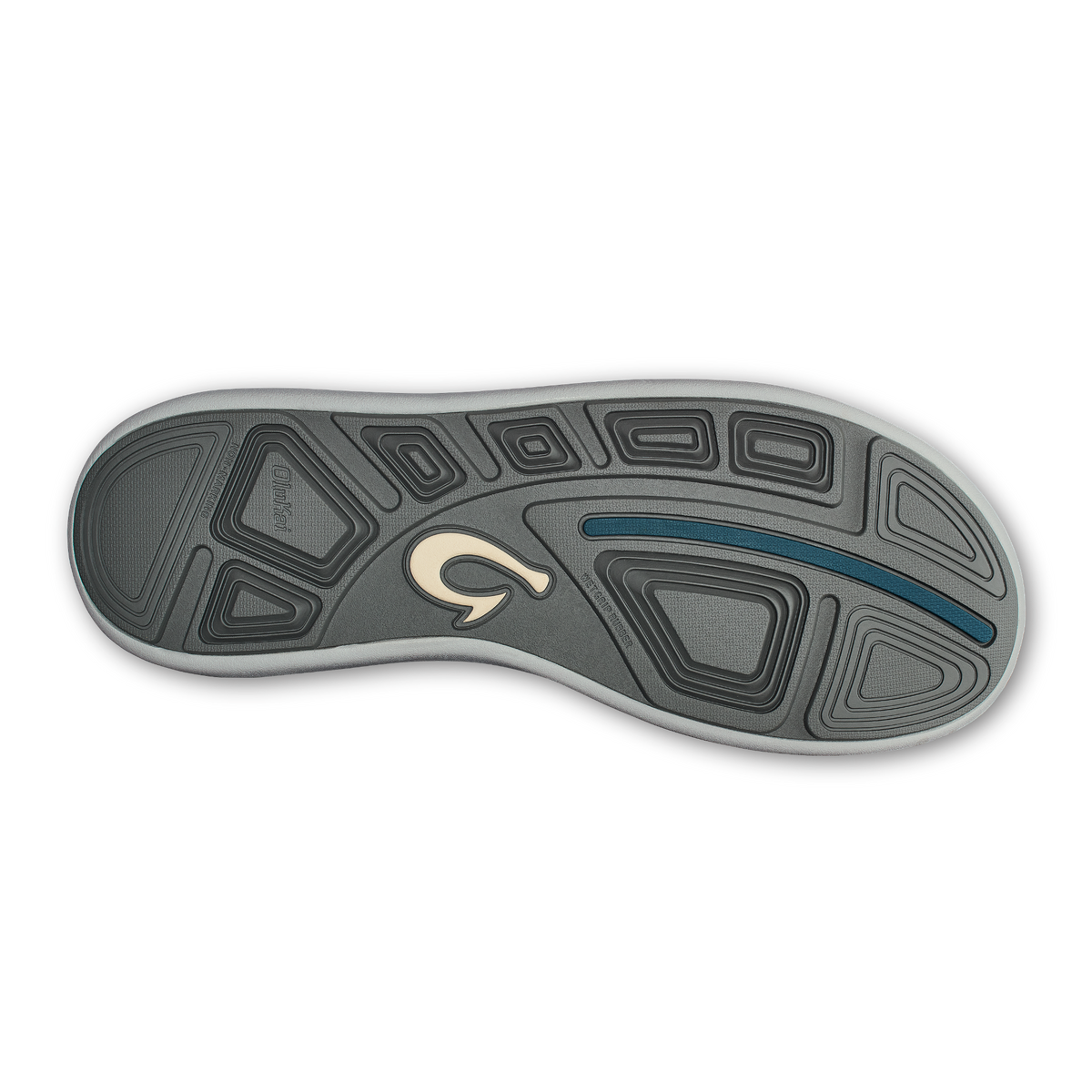 OluKai Special Offer | Moku Pae Men's Boat Shoes - Black / Blue Coral
