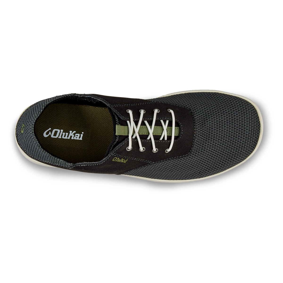 OluKai Quality | Nohea Moku Men's Boat Shoes - Black