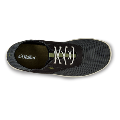 OluKai Quality | Nohea Moku Men's Boat Shoes - Black