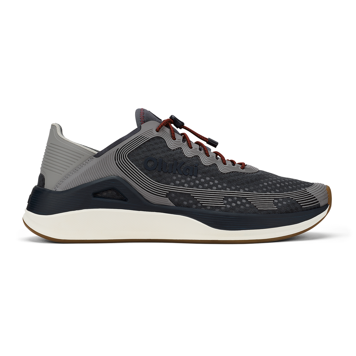 OluKai Discount | ‘Ahi Men’s Water Boat Shoes - Rock / Ash