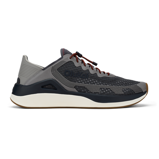 OluKai Discount | ‘Ahi Men’s Water Boat Shoes - Rock / Ash