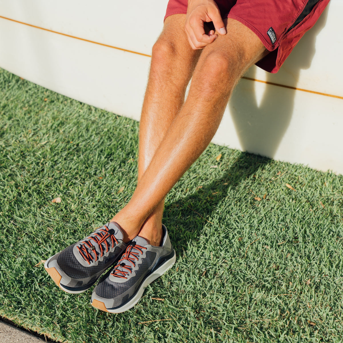 OluKai Discount | ‘Ahi Men’s Water Boat Shoes - Rock / Ash