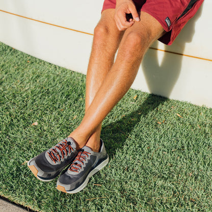OluKai Discount | ‘Ahi Men’s Water Boat Shoes - Rock / Ash