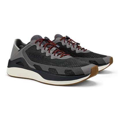 OluKai Discount | ‘Ahi Men’s Water Boat Shoes - Rock / Ash