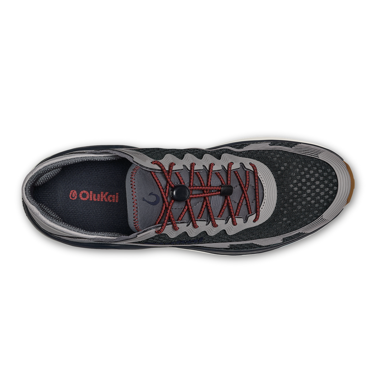 OluKai Discount | ‘Ahi Men’s Water Boat Shoes - Rock / Ash