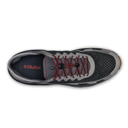 OluKai Discount | ‘Ahi Men’s Water Boat Shoes - Rock / Ash