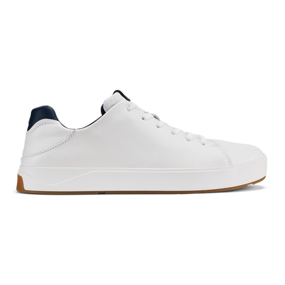 OluKai Quality | Lae‘ahi Lī ‘Ili Men's Sneakers - Bright White / Trench Blue