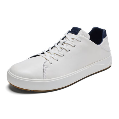 OluKai Quality | Lae‘ahi Lī ‘Ili Men's Sneakers - Bright White / Trench Blue