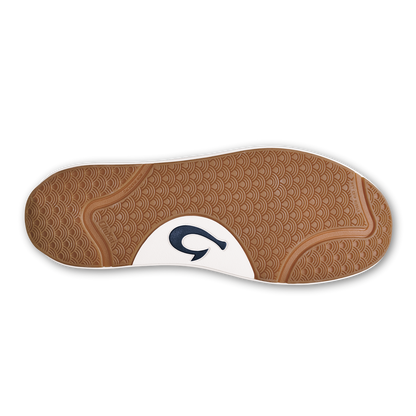 OluKai Quality | Lae‘ahi Lī ‘Ili Men's Sneakers - Bright White / Trench Blue