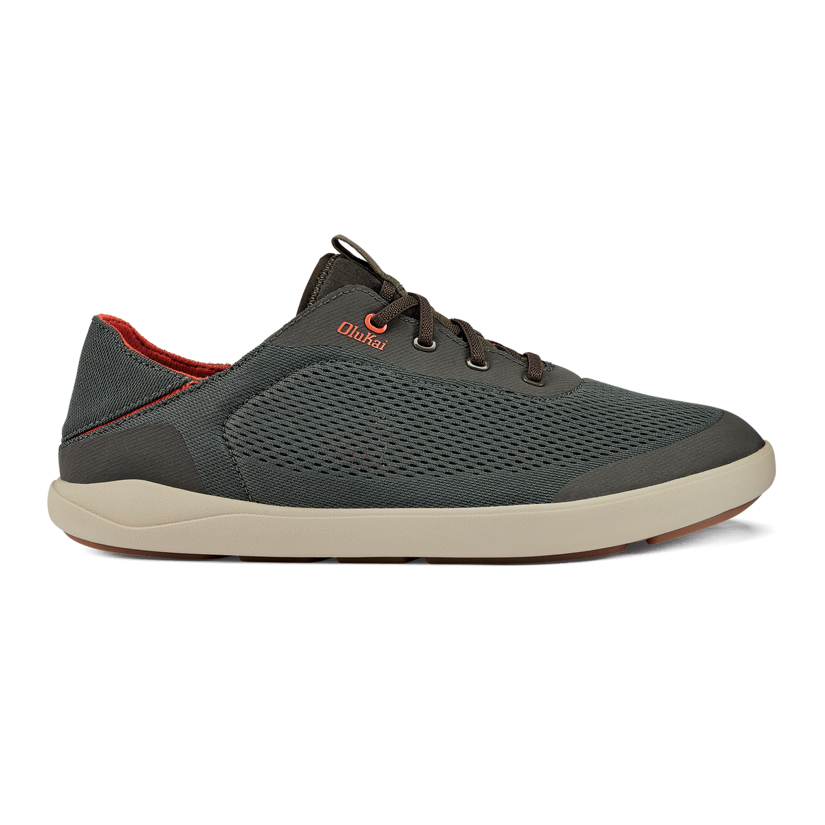 OluKai Featured | Moku Pae Men's Boat Shoes - Island Salt / Koi