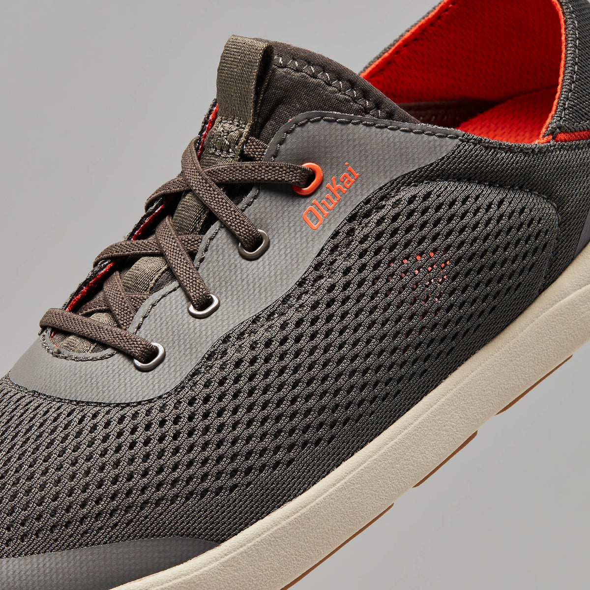 OluKai Featured | Moku Pae Men's Boat Shoes - Island Salt / Koi