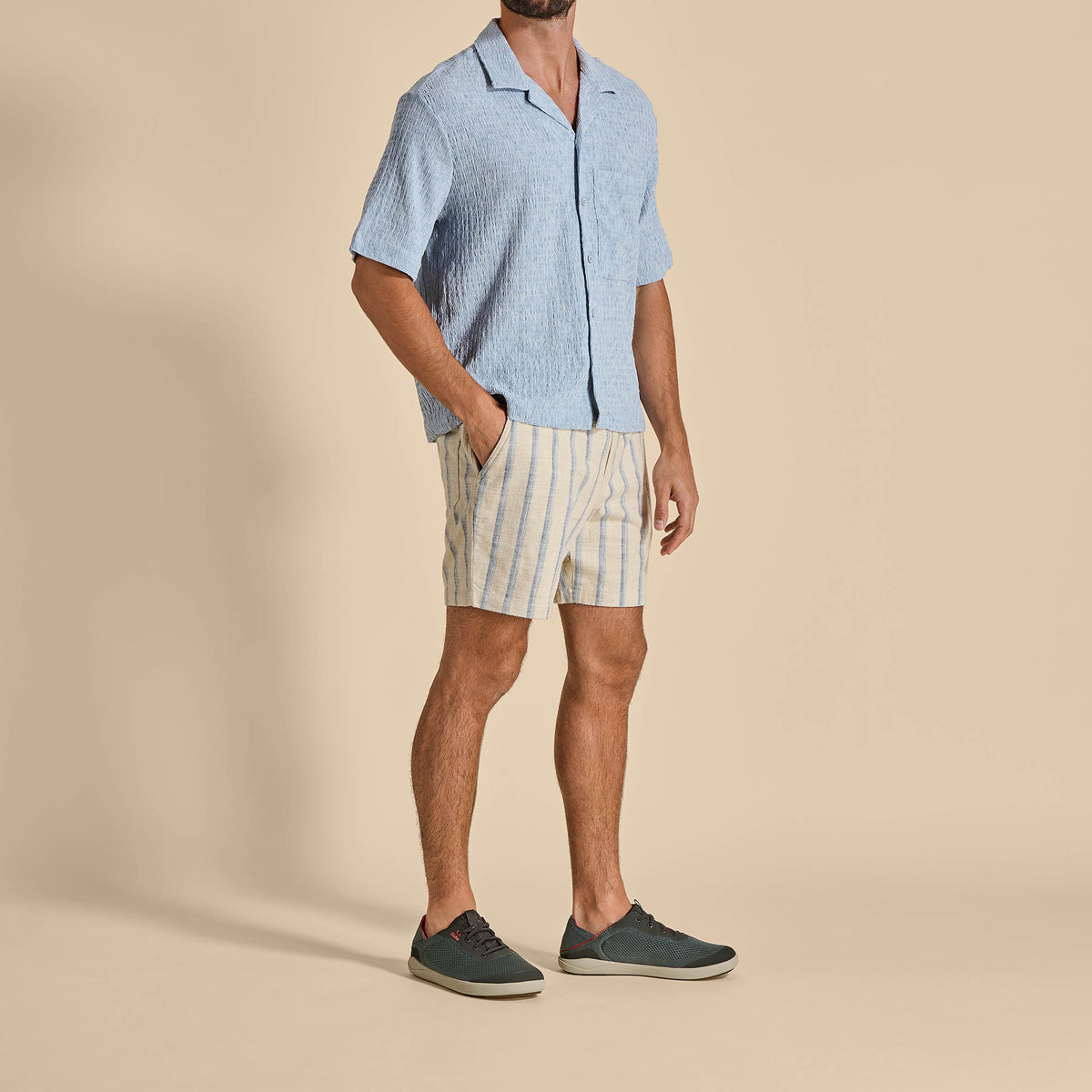 OluKai Featured | Moku Pae Men's Boat Shoes - Island Salt / Koi