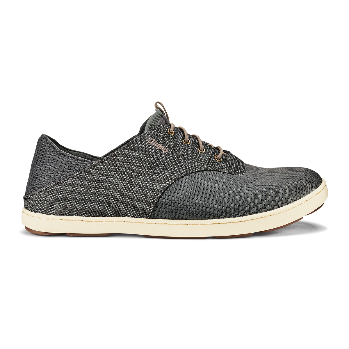 OluKai Featured | Nohea Moku Men's Boat Shoes - Charcoal / Clay