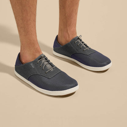 OluKai Featured | Nohea Moku Men's Boat Shoes - Charcoal / Clay