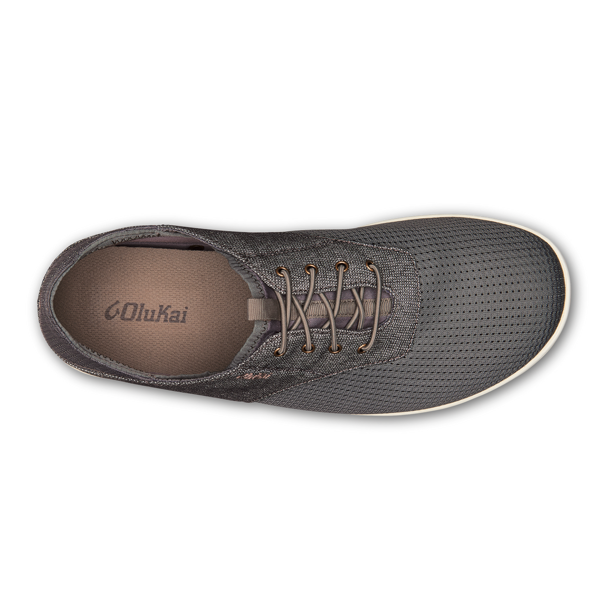 OluKai Featured | Nohea Moku Men's Boat Shoes - Charcoal / Clay