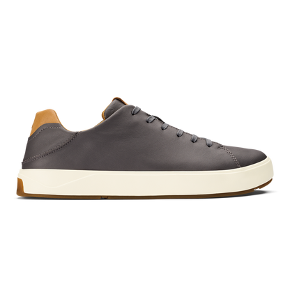 OluKai Special Offer | Lae‘ahi Lī ‘Ili Men's Leather Sneakers - Stone