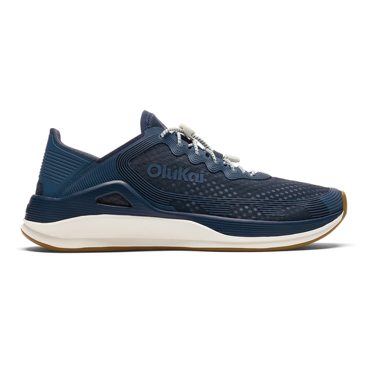 OluKai Exclusive | ‘Ahi Men’s Water Boat Shoes - Mood Indigo / Coastal Blue