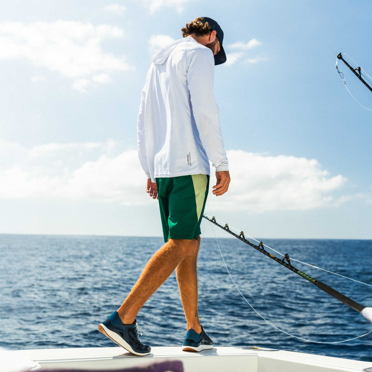 OluKai Exclusive | ‘Ahi Men’s Water Boat Shoes - Mood Indigo / Coastal Blue