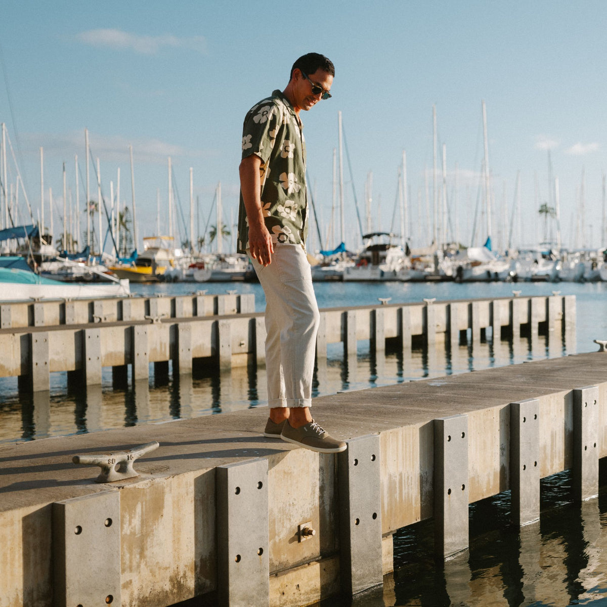 OluKai Great Value | Moku Pae Men's Boat Shoes - Clay / Tapa
