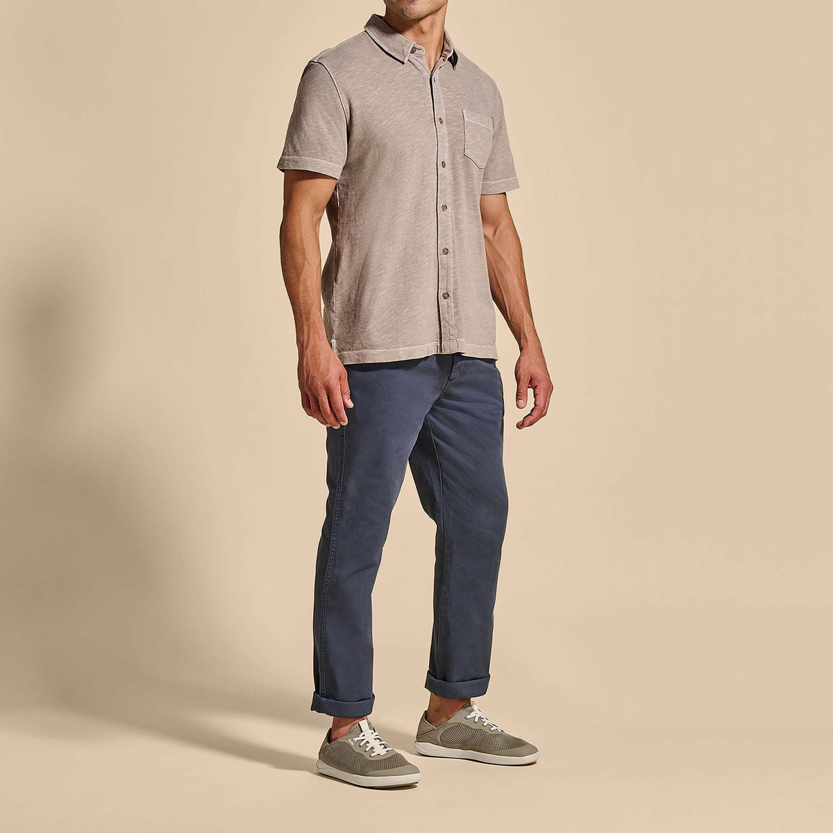 OluKai Great Value | Moku Pae Men's Boat Shoes - Clay / Tapa