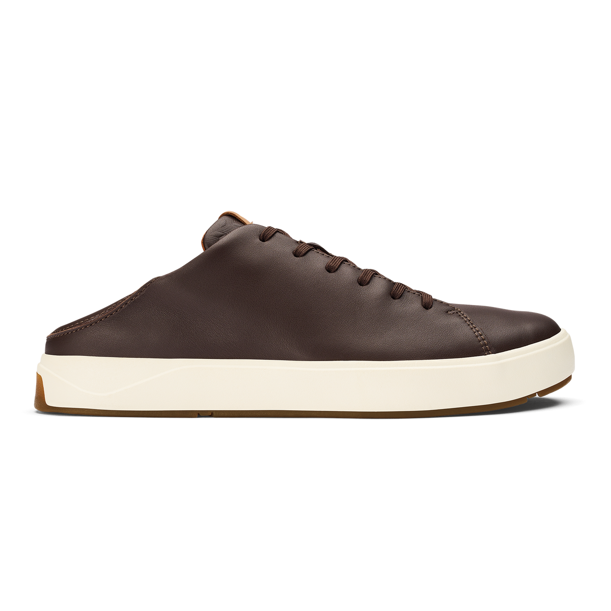 OluKai Trending | Lae‘ahi Lī ‘Ili Men's Leather Sneakers - Dark Java