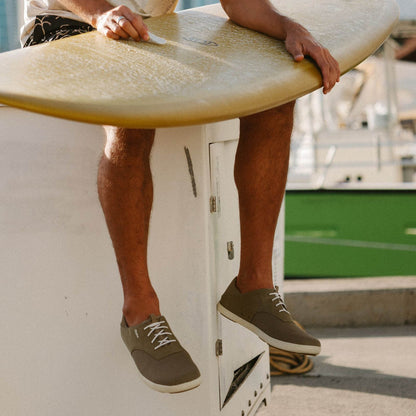 OluKai Popular | Nohea Moku Men's Boat Shoes - Tapa