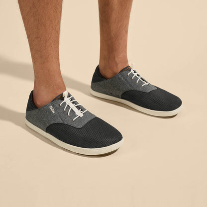 OluKai Best Seller | Nohea Moku Men's Boat Shoes - Dark Shadow