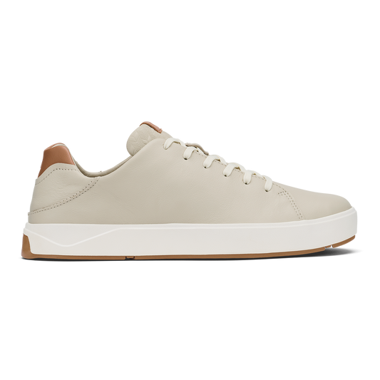 OluKai Special Offer | Lae‘ahi Lī ‘Ili Men's Leather Sneakers - Tapa