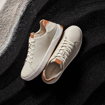 OluKai Special Offer | Lae‘ahi Lī ‘Ili Men's Leather Sneakers - Tapa