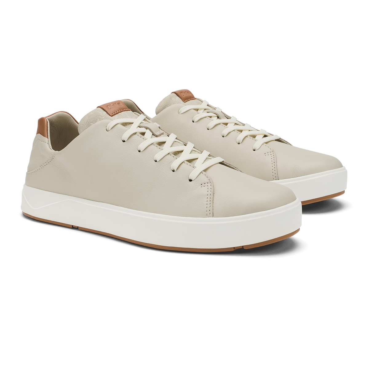 OluKai Special Offer | Lae‘ahi Lī ‘Ili Men's Leather Sneakers - Tapa