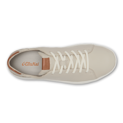 OluKai Special Offer | Lae‘ahi Lī ‘Ili Men's Leather Sneakers - Tapa