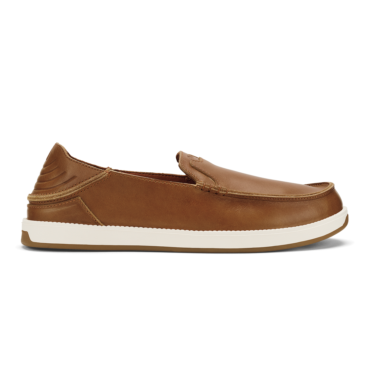 OluKai Popular | Kākaha Nia Men‘s Leather Slip-On Shoes - Fox