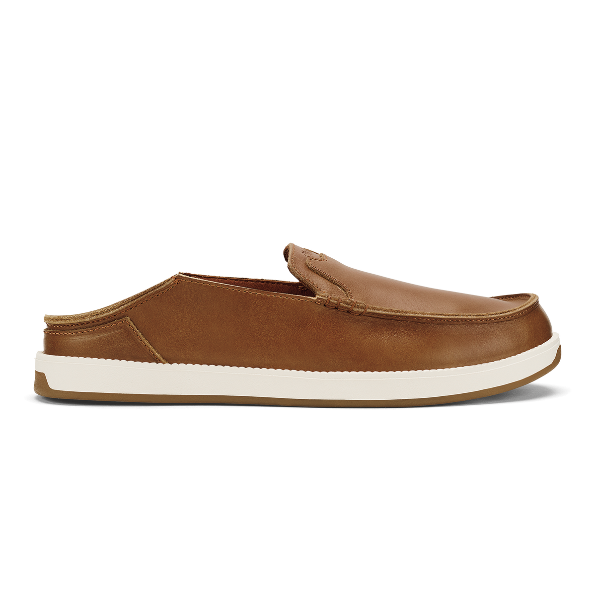 OluKai Popular | Kākaha Nia Men‘s Leather Slip-On Shoes - Fox