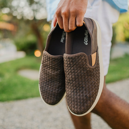 OluKai Customer Favorite | Lae'ahi Lauhala - Dark Java / Dark Java | Olukai