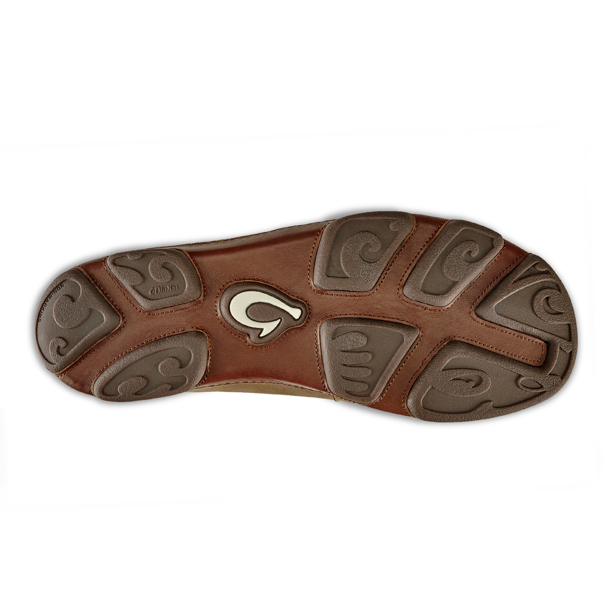 OluKai Exclusive | Moloā Men's Leather Slip On Shoes - Ray / Toffee