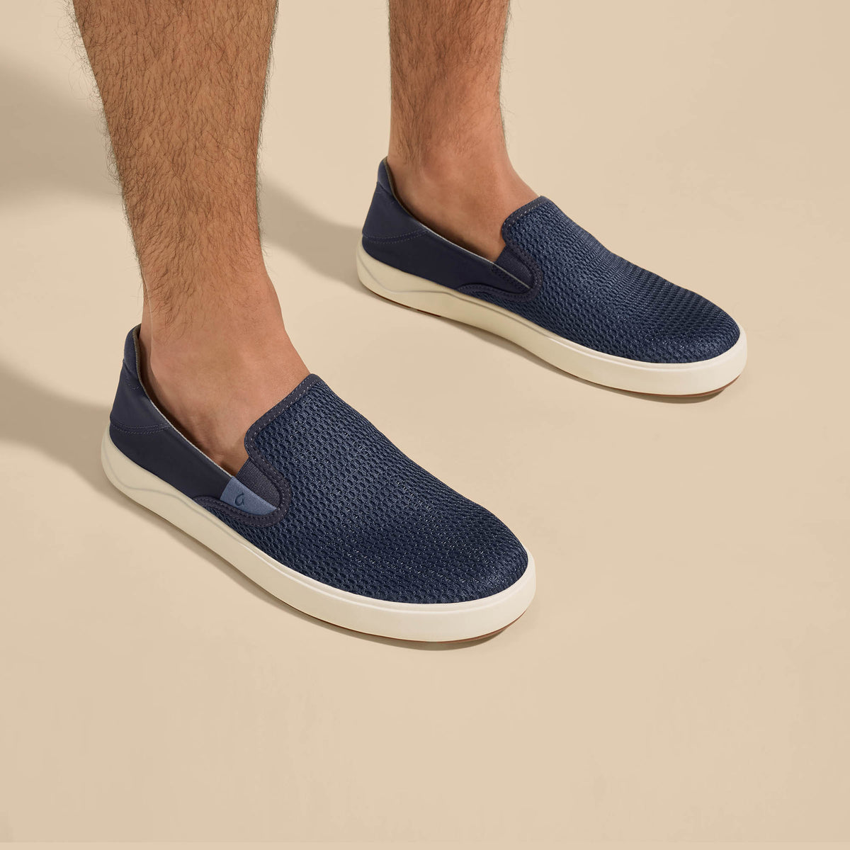 OluKai Latest | Lae‘ahi Men's Slip-On Sneakers - Blue Depth